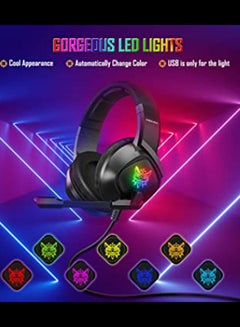 onikuma Wired Over-Ear Gaming Headphone With Microphone For PS4/PS5/XOne/XSeries/NSwitch/PC  - Image 3