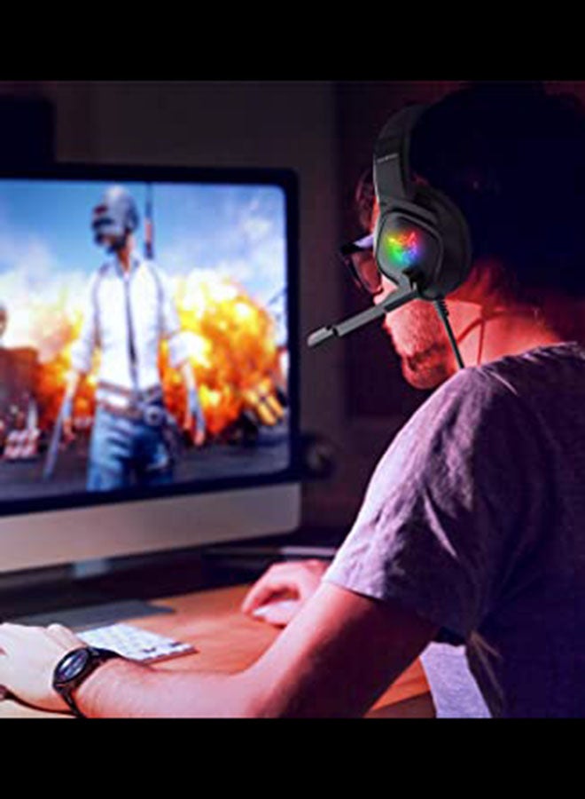 Wired Over-Ear Gaming Headphone With Microphone For PS4/PS5/XOne/XSeries/NSwitch/PC