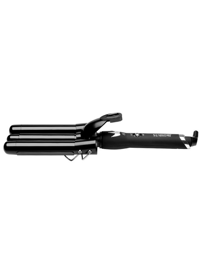 3-Barrel Electric Iron Hair Curler,25mm Black 380mm - v1665410241/N30731041A_12