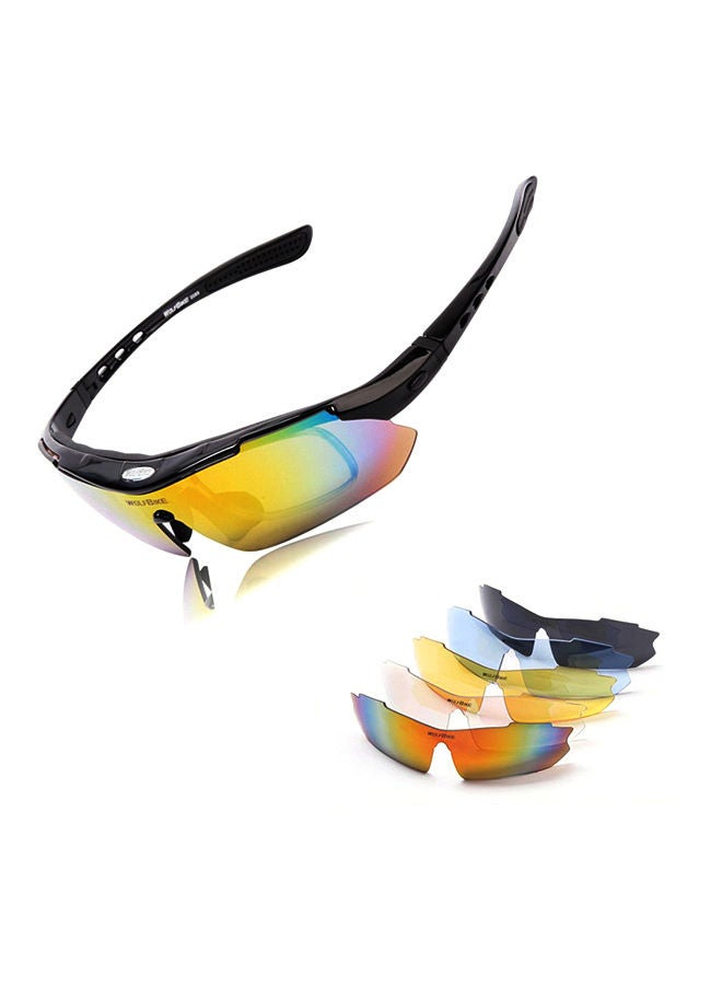 Wolfbike - Outdoor Sports Polorized 5 Lens Sunglasses - Image 1