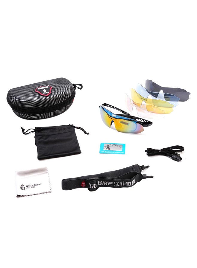 Wolfbike - Outdoor Sports Polorized 5 Lens Sunglasses - Image 1