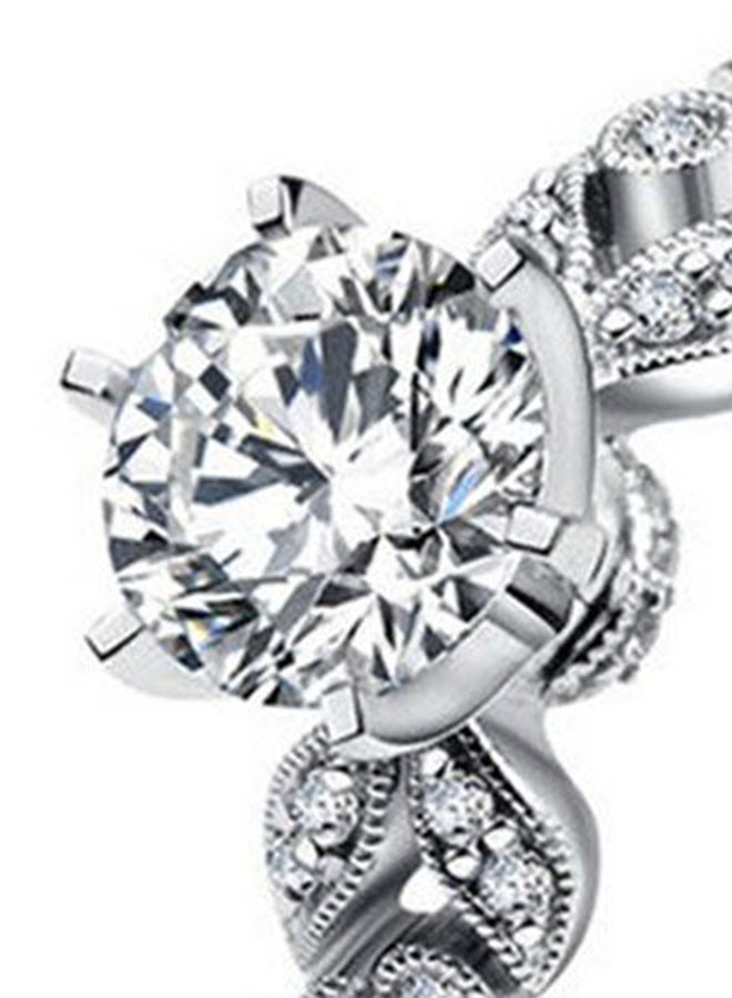 QiaoKai Crystal Studded Ring  - Image 5