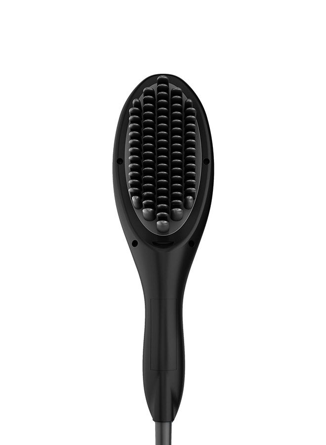 Rush Brush - S3 Straightener Brush , Fast Heating , Shiny Effect , ionic Tec , 230°C , Tourmaline Ceramic Black - Image 1