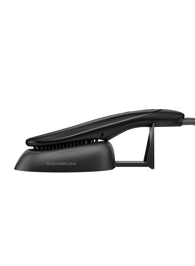 Rush Brush - S3 Straightener Brush , Fast Heating , Shiny Effect , ionic Tec , 230°C , Tourmaline Ceramic Black - Image 1