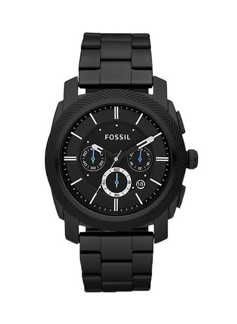 Men's Water Resistant Stainless Steel Analog Watch FS4552 - 45 mm - Black