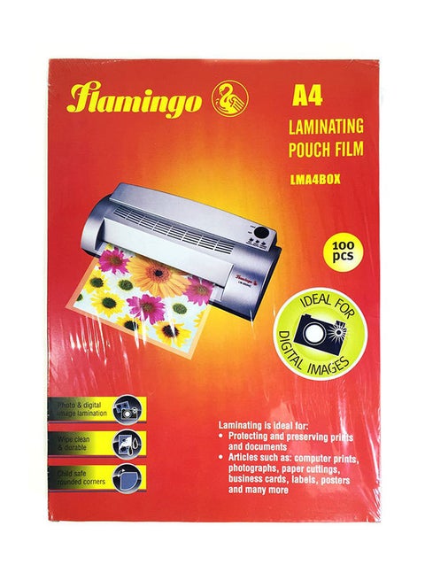 A4 Gloss Laminating Film Clear