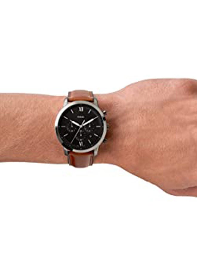 FOSSIL Men's Neutra Chronograph Watch FS5512 - 44 mm - Amber  - Image 5