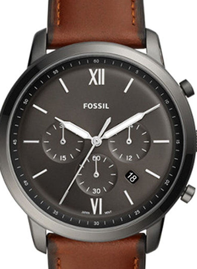 FOSSIL - Men's Neutra Chronograph Watch FS5512 - 44 mm - Amber - Image 1