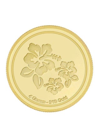 22 Karat Flower Gold Coin - v1665413668/N27262872A_1