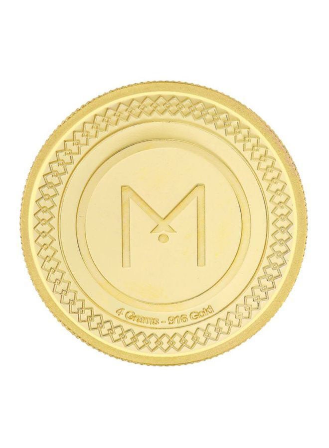 Malabar Gold and Diamonds - 22 Karat Flower Gold Coin - Image 1