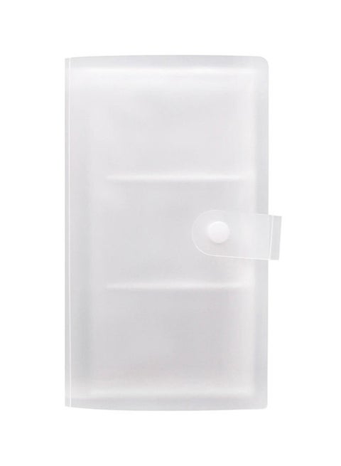Transparent Business Card Holder 120 Slots Clear