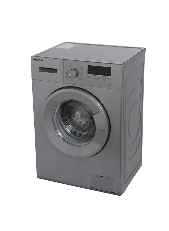 SONASHI Front Loading Full Automatic Washing Machine 7 L 2000 W SWM-7002FL Silver  - Image 1