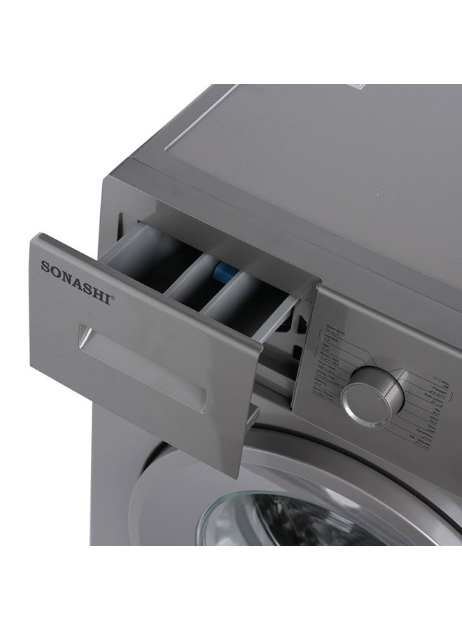 SONASHI Front Loading Full Automatic Washing Machine 7 L 2000 W SWM-7002FL Silver  - Image 4