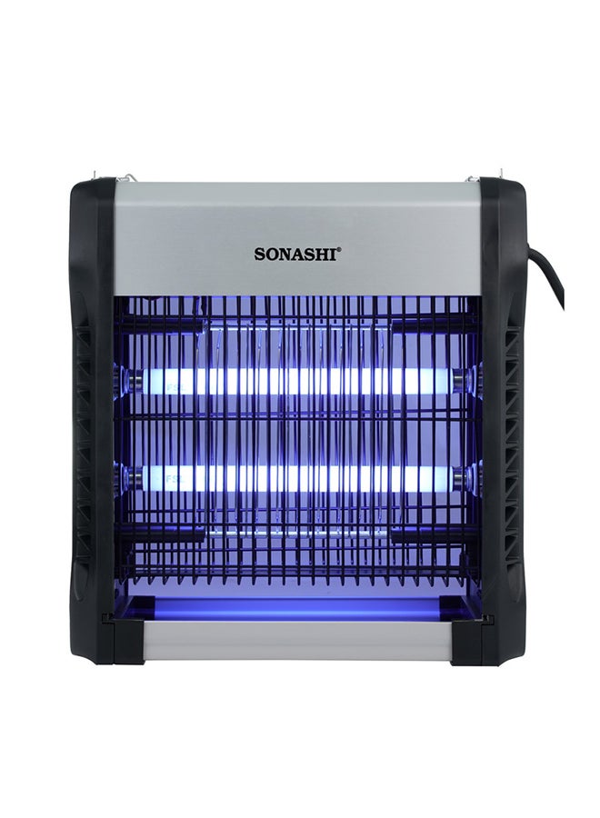 SONASHI Electric Insect Killer - Powerful Device with UV-A Tube for Instant Killing | No Poisonous Vapor/Odor | Easy to Clean with Removable Tray | Perfect for Hotels and Indoors SIK-712N SIK-712N Black 