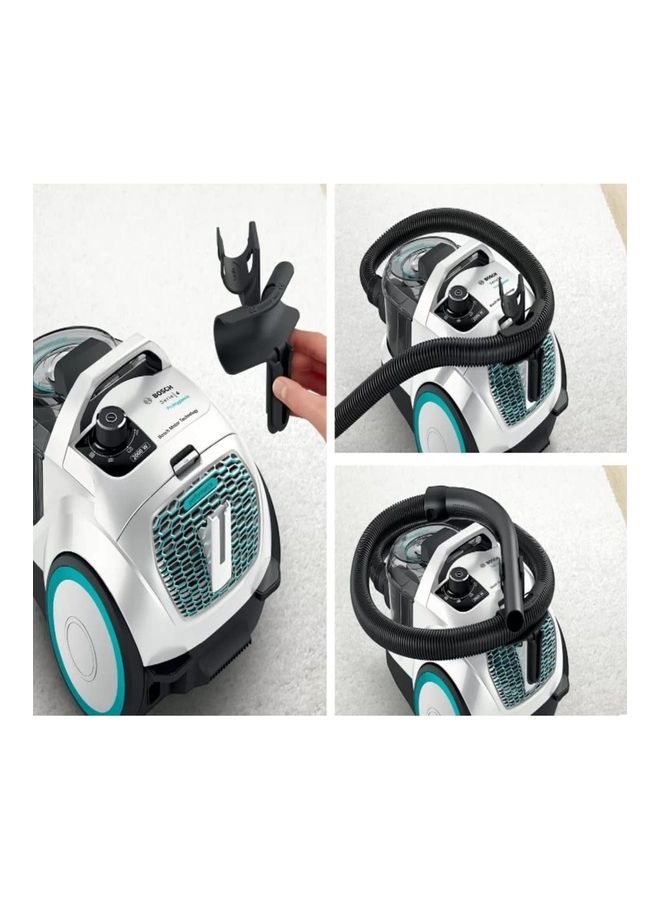 BOSCH - Serie 4 Series 4 ProHygienic Bagless Vacuum Cleaner Dark 2000 W BGS21WHYG White - Image 1
