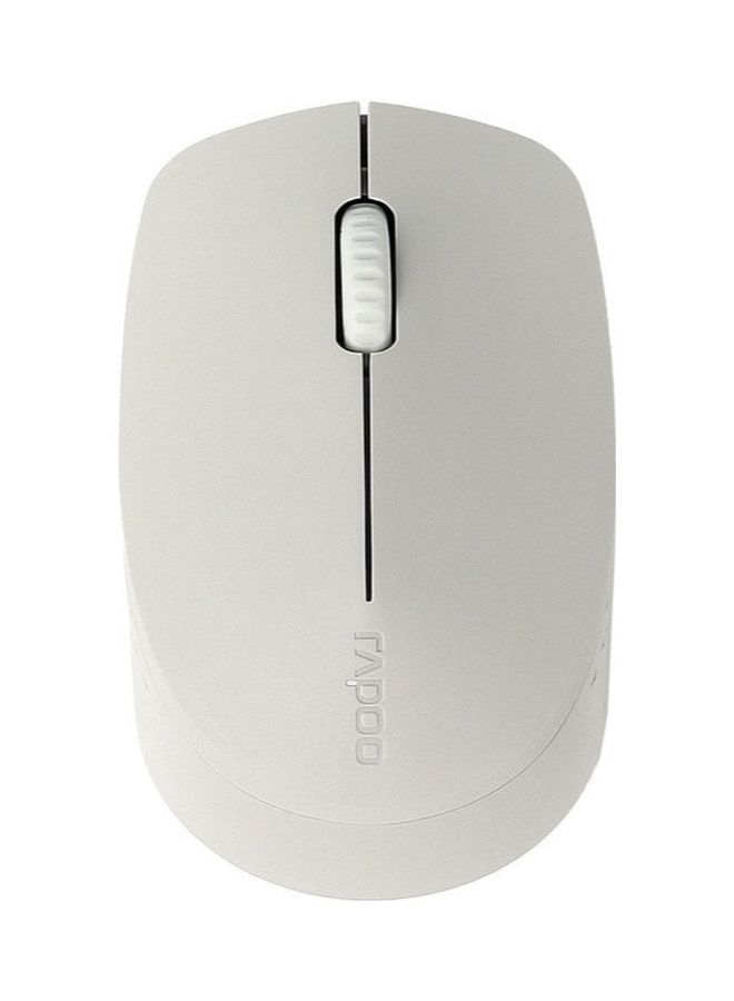 Rapoo Wireless Multi-Device Silent Bluetooth Mouse(BT3.0+BT4.0+USB) Easy-Switch Up to 3 Devices M100 Grey - Image 1