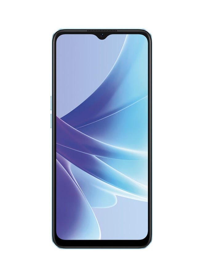 أوبو هاتف A77s ثنائي الشريحة بذاكرة رام سعة 8 جيجابايت وذاكرة داخلية سعة 128 جيجابايت ويدعم تقنية 4G LTE بلون أزرق سماوي مع سماعة أذن - إصدار الشرق الأوسط - Image 2