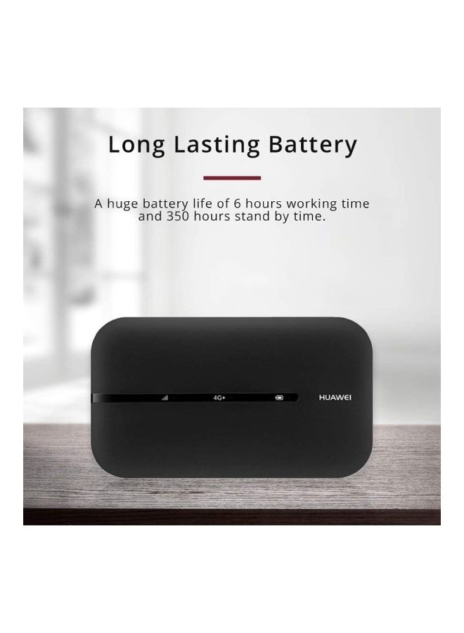 HUAWEI - 1500 mAh E5783 Mobile WiFi Cute S Pro Black - Image 1