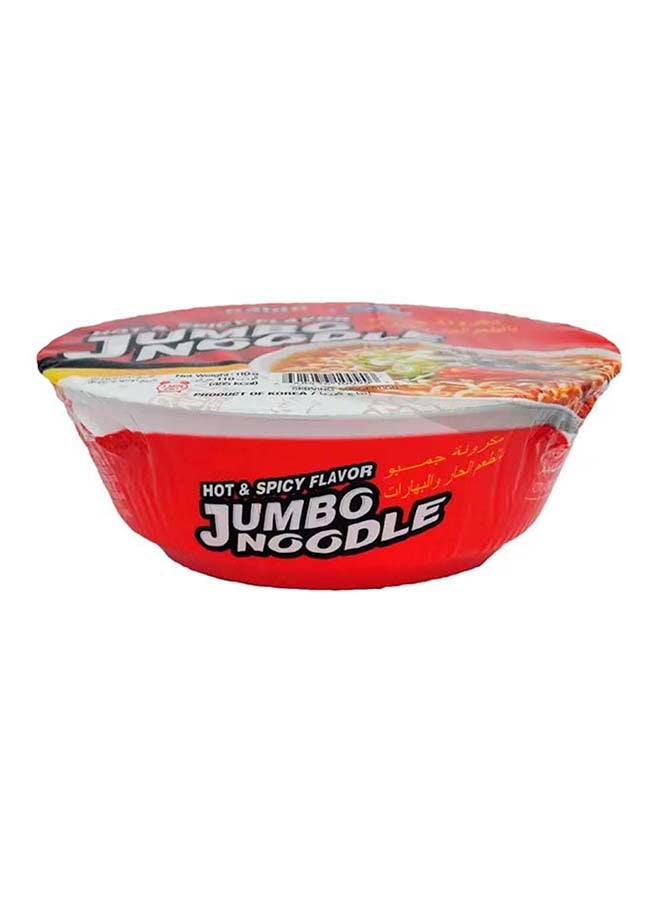 Paldo Hot And Spicy Flavour Jumbo Noodles 110grams - Image 2