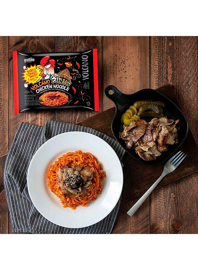 Paldo - Volcano Chicken Noodles Pack Of 4 140grams - Image 1