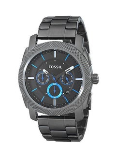 Men's Water Resistant Stainless Steel Analog Watch FS4931 - 45 mm - Gunmetal - v1665495415/N11086449A_1