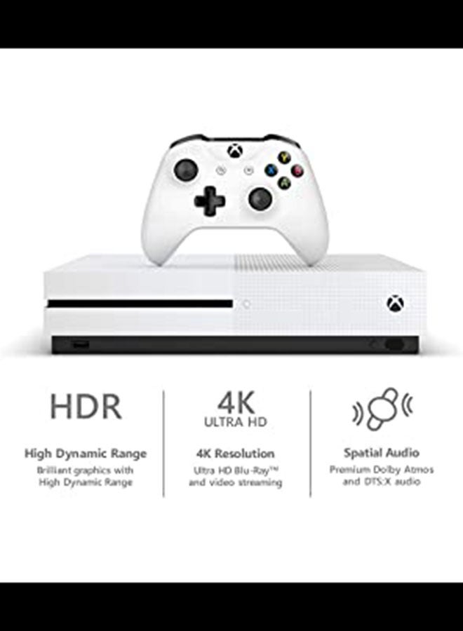 مايكروسوفت - جهاز تشغيل ألعاب الفيديو الرقمية Xbox One S بسعة 1 تيرابايت مع ذراع تحكم لاسلكي - Image 1