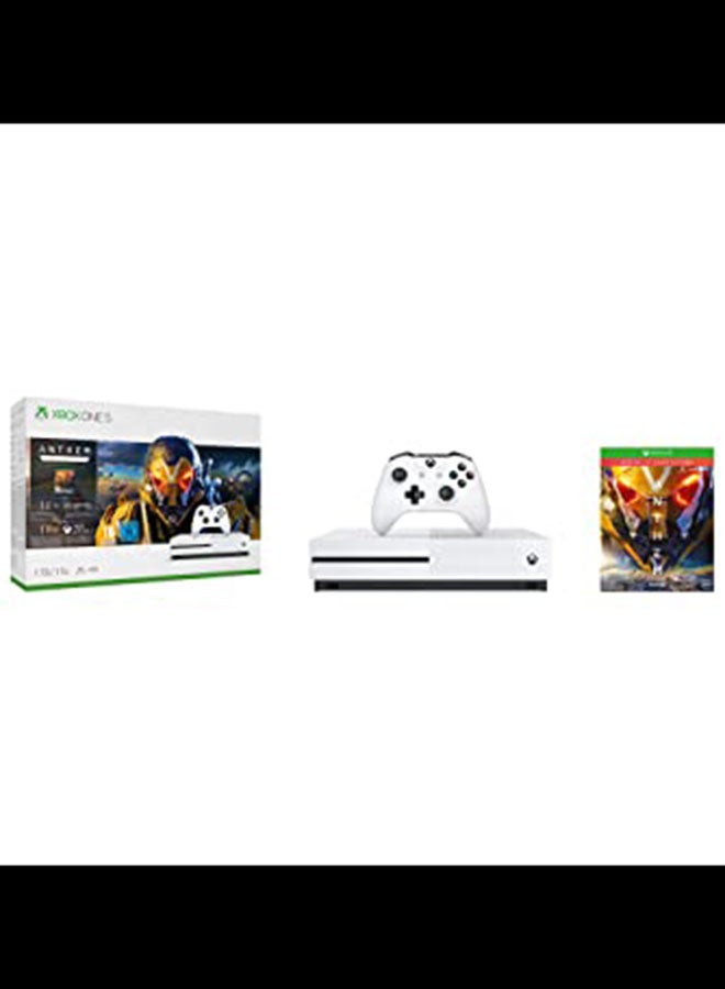 مايكروسوفت - جهاز تشغيل ألعاب الفيديو الرقمية Xbox One S بسعة 1 تيرابايت مع ذراع تحكم لاسلكي - Image 1