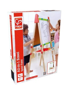 Hape All-In-One Easel With Paper Roll Whiteboards E1010 White/Green/Blue  - Image 3