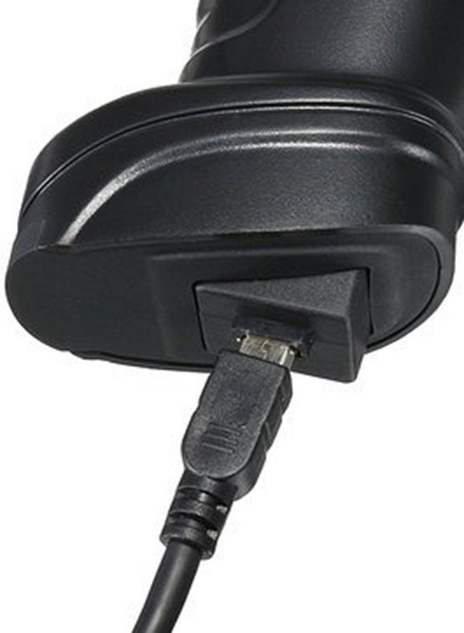 2-In-1 Handheld Barcode Scanner Black