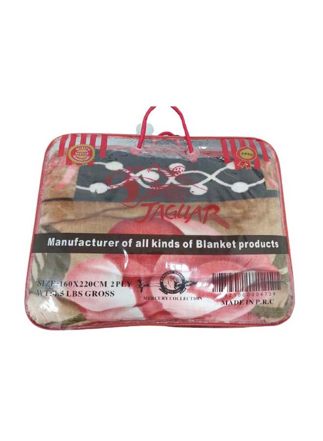 Mercury Jaguar Printed Blanket Cotton Multicolour 160x220cm - Image 1