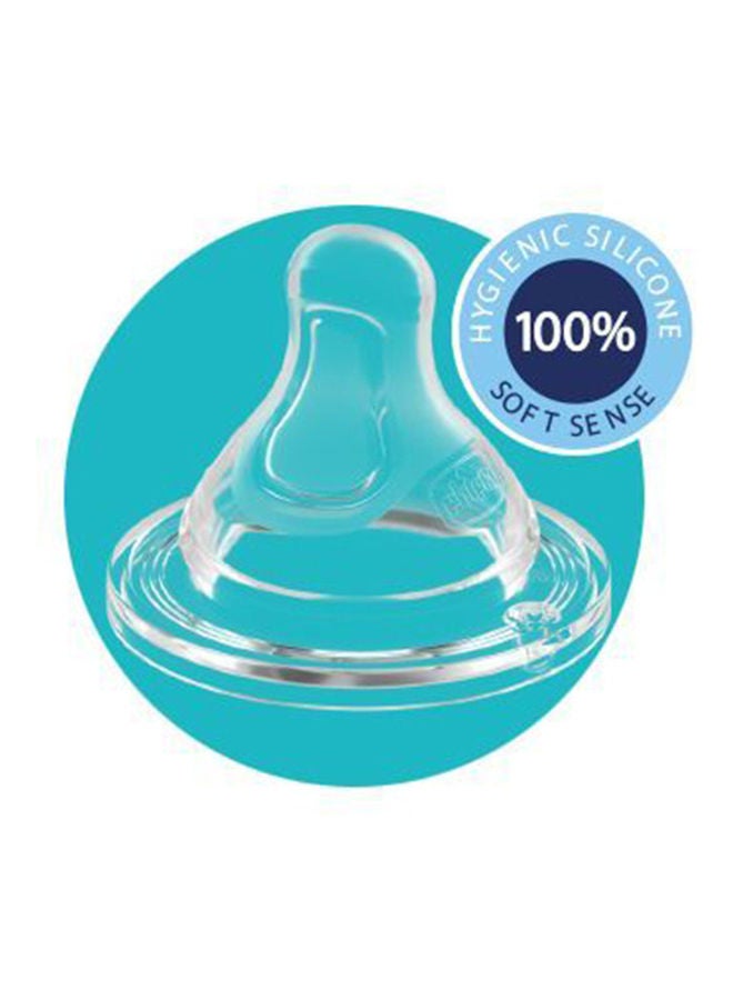 شيكو زجاجة رضاعة ويل بيينج بلاستيكية سعة 150 مل بحلمة بتدفق بطئ من السيليكون من سن الولادة فما فوق للأولاد - Image 5