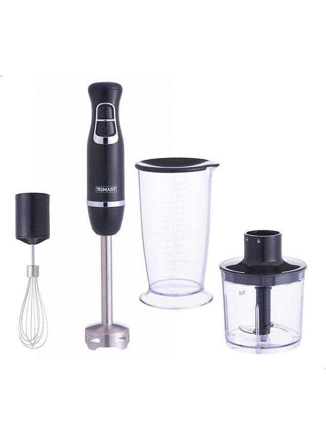 Smart Hand Blender Set 4×1 600Watt SHB6031BE Black - Image 3