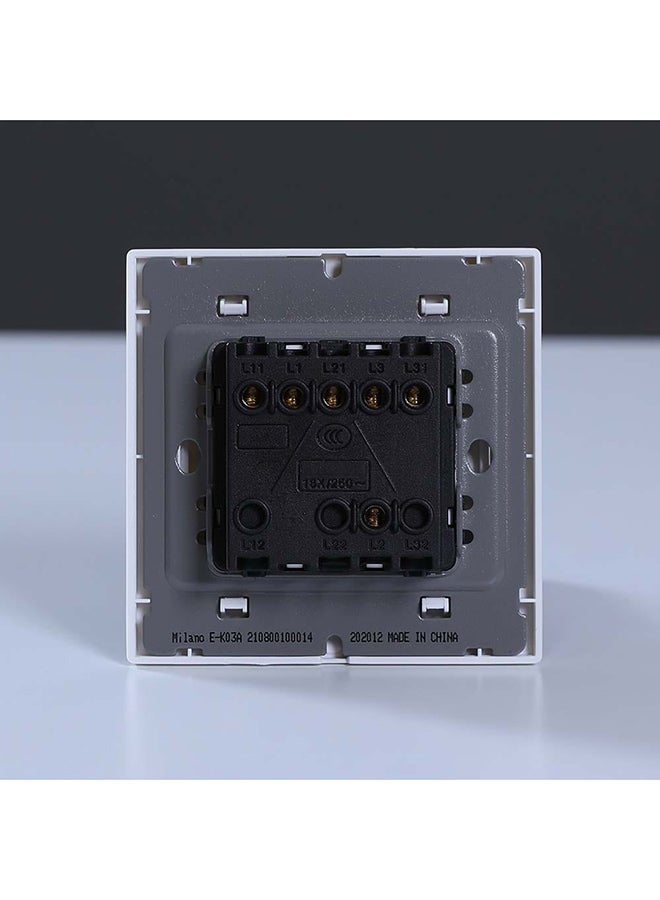 Milano 16A 3 Gang 1 Way Switch White - v1665564969/N28639408A_4