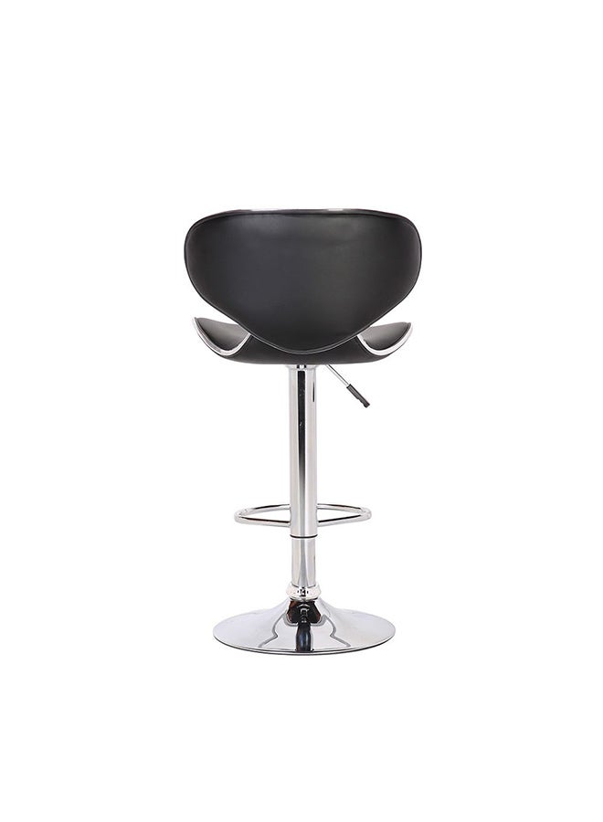 DANUBE HOME Mira Bar Stool Black/Silver  - Image 5