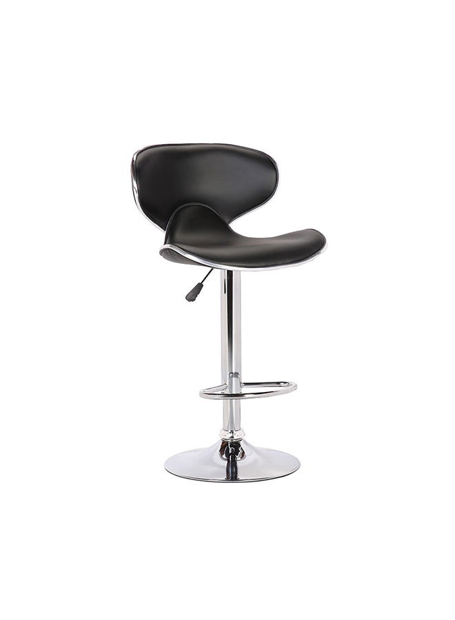 DANUBE HOME Mira Bar Stool Black/Silver  - Image 3
