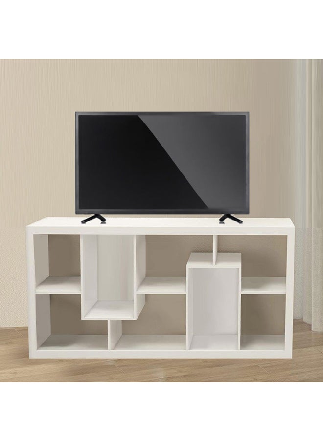 DANUBE HOME Cierra Book Case/TV Unit White 78 X 31.5 X 159cm  - Image 1