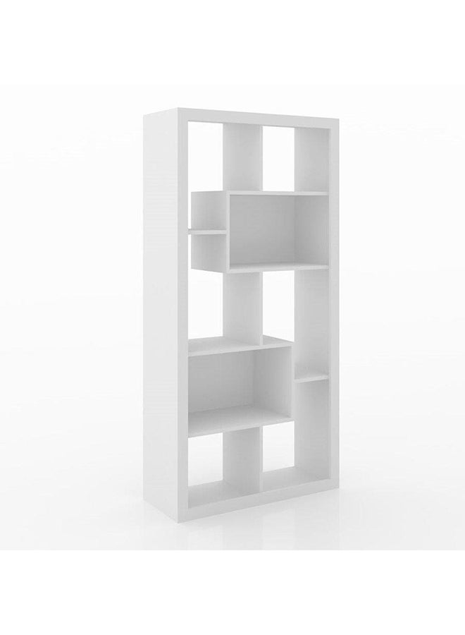 DANUBE HOME Cierra Book Case/TV Unit White 78 X 31.5 X 159cm  - Image 4