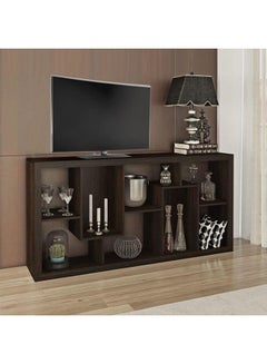 DANUBE HOME Cierra TV Unit Bookcase Black 78 X 31.5 X 159cm  - Image 1
