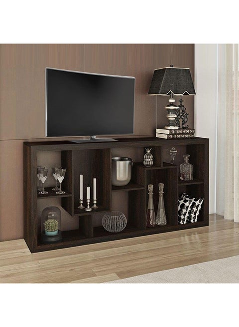 Cierra TV Unit Bookcase Black 78 X 31.5 X 159cm