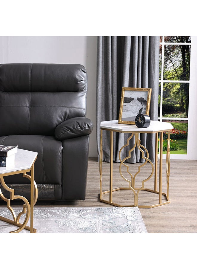 دانوب هوم طاولة نهاية إسبيرانزا متعددة الوظائف لغرفة المعيشة طاولة صغيرة موفرة للمساحة طاولة جانبية ثمانية الأضلاع للمنزل العصري - Image 3