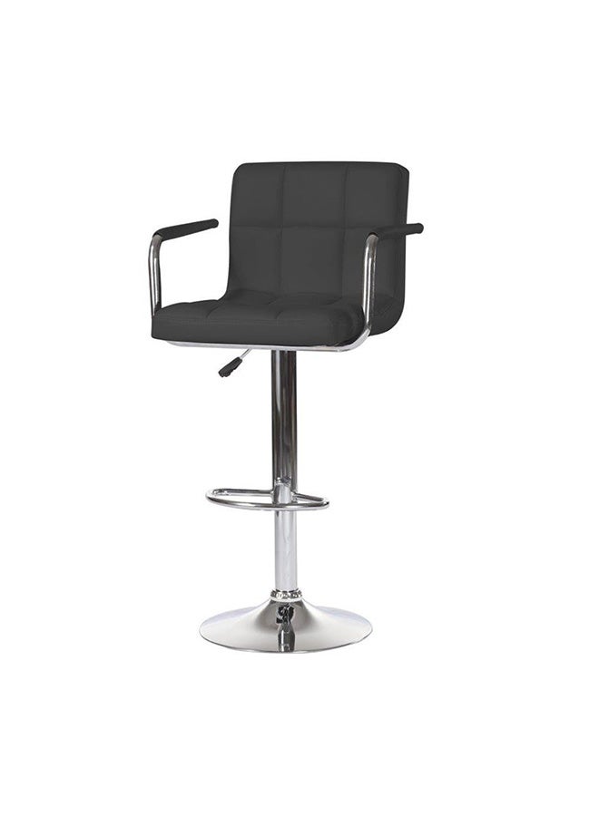 DANUBE HOME Rhoda Bar Stool Black 53 X 49 X 94cm - Image 2