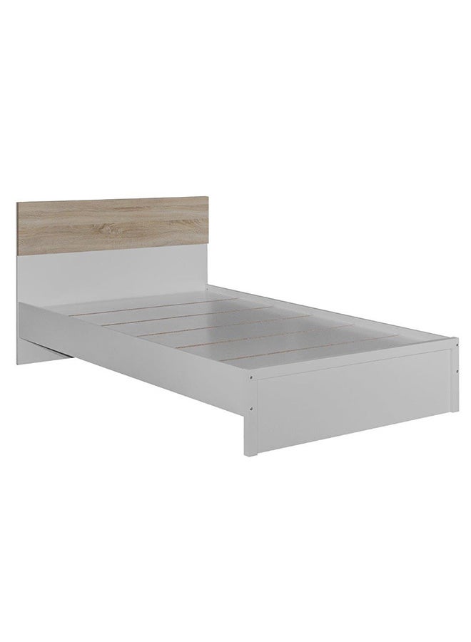 Aurora Single Size Bed Modern Design Double Bedroom Furniture White 120x200cm - v1665565436/N39537073A_4