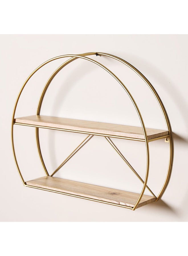 DANUBE HOME Fidel  Wall Shelf F Gold 36x20x36cm  - Image 5