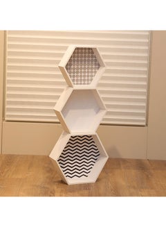 Pack Of 3 Windsor Cube White