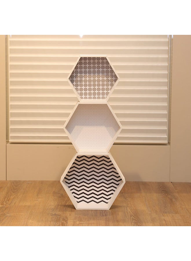DANUBE HOME - Pack Of 3 Windsor Cube White - Image 1