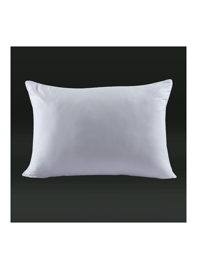 DANUBE HOME Super Soft Sanitized Microfiber Pillow Hypoallergenic Side And Back Sleeping Pillows For Neck And Shoulder Support Polyester White 50x70cm  - Image 1