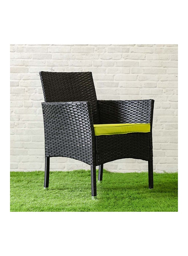 DANUBE HOME - Alyana 4-Seater Outdoor Sofa Set Metal Frame Modern Garden Furniture Light Green 79x46x40cm - Image 1