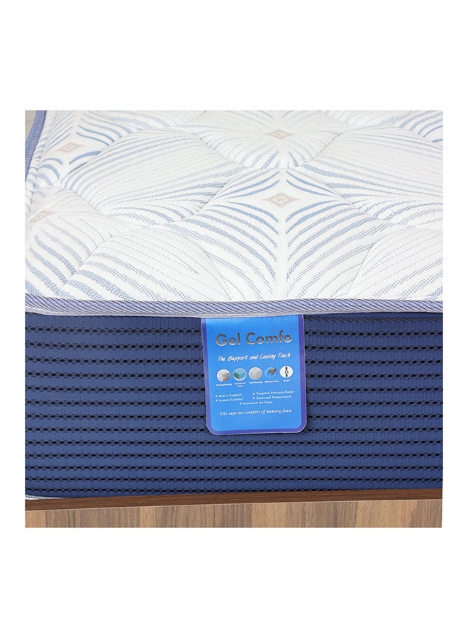 DANUBE HOME Gel Memory Foam with Pocket Spring Single Mattress Medium Soft Feel White 190x90x25cmcm - Image 4