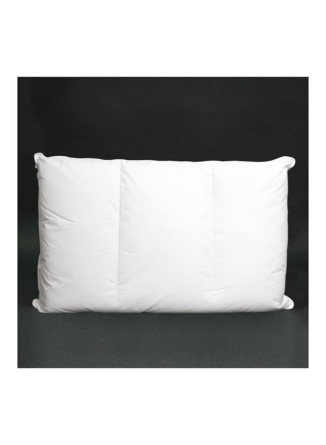 DANUBE HOME Luxury Blend Pillow Hypoallergenic Side And Back Sleeping Pillows For Neck And Shoulder Support Polyester White 68x48x14cm - Image 2