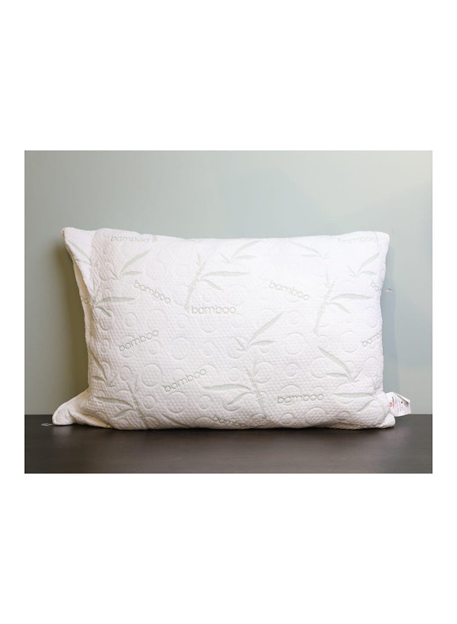 DANUBE HOME Shredded Pillow Hypoallergenic Side And Back Sleeping Pillows For Neck And Shoulder Support Polyester White 65x45x14cm  - Image 1